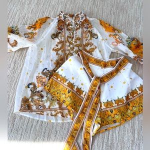 Gorgeous set. Long sleeve and shorts